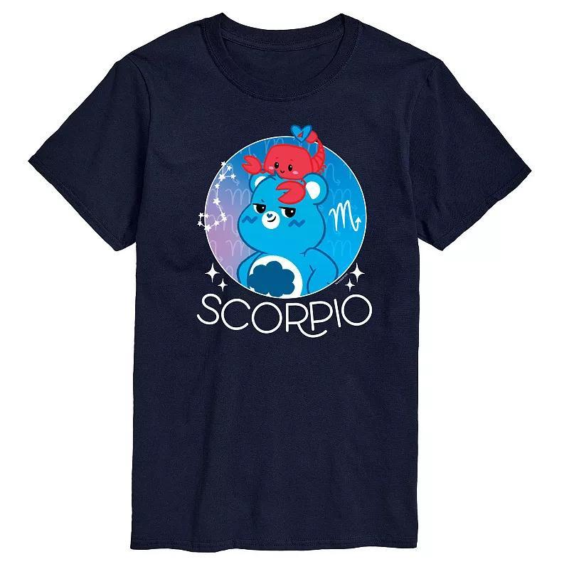 Mens Care Bears Scorpio Graphic Tee Black Product Image