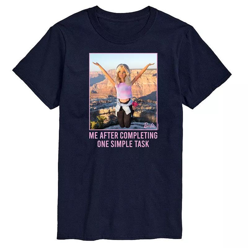 Mens Barbie One Simple Task Graphic Tee Product Image