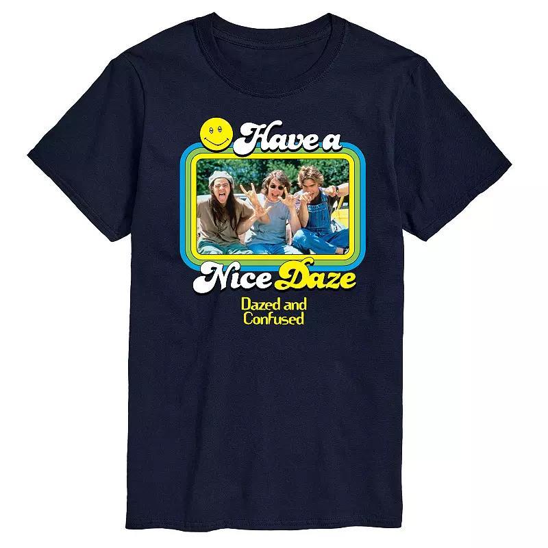 Mens Dazed and Confused Have A Nice Daze Graphic Tee Blue Product Image