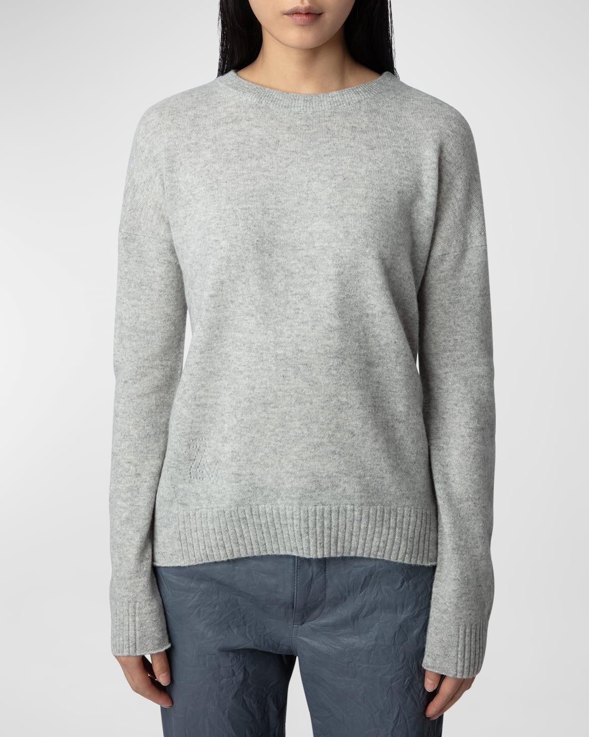 Cici Star Patch Cashmere Sweater Product Image