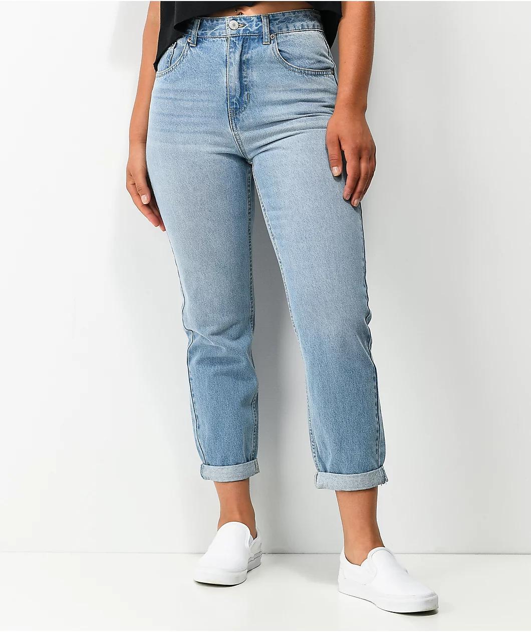 Unionbay Vintage Light Wash Mom Jeans Product Image