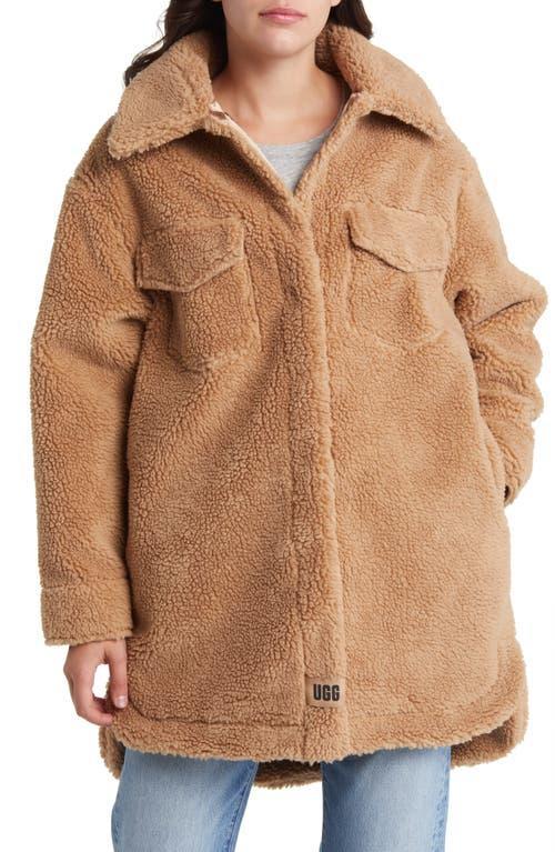 UGG Frankie Plush Fleece Shirt Jacket Product Image