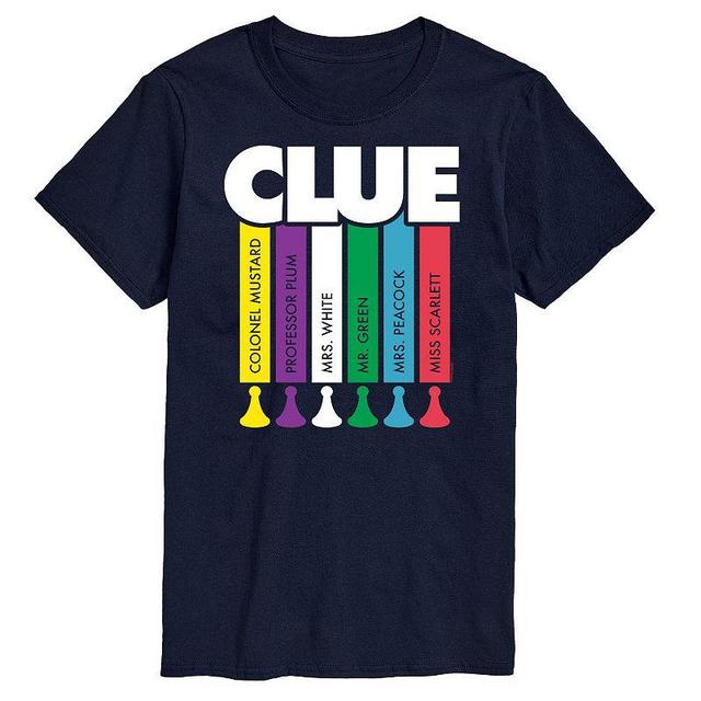 Mens Clue Logo Characters Graphic Tee Product Image