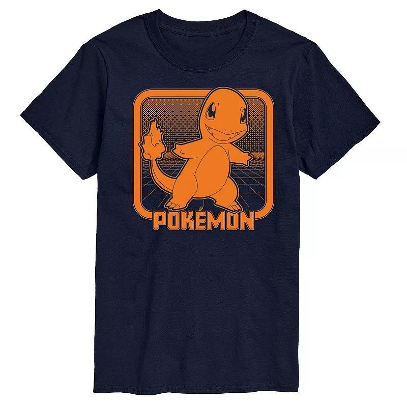 Mens Pokemon Retro Charmander Graphic Tee Product Image