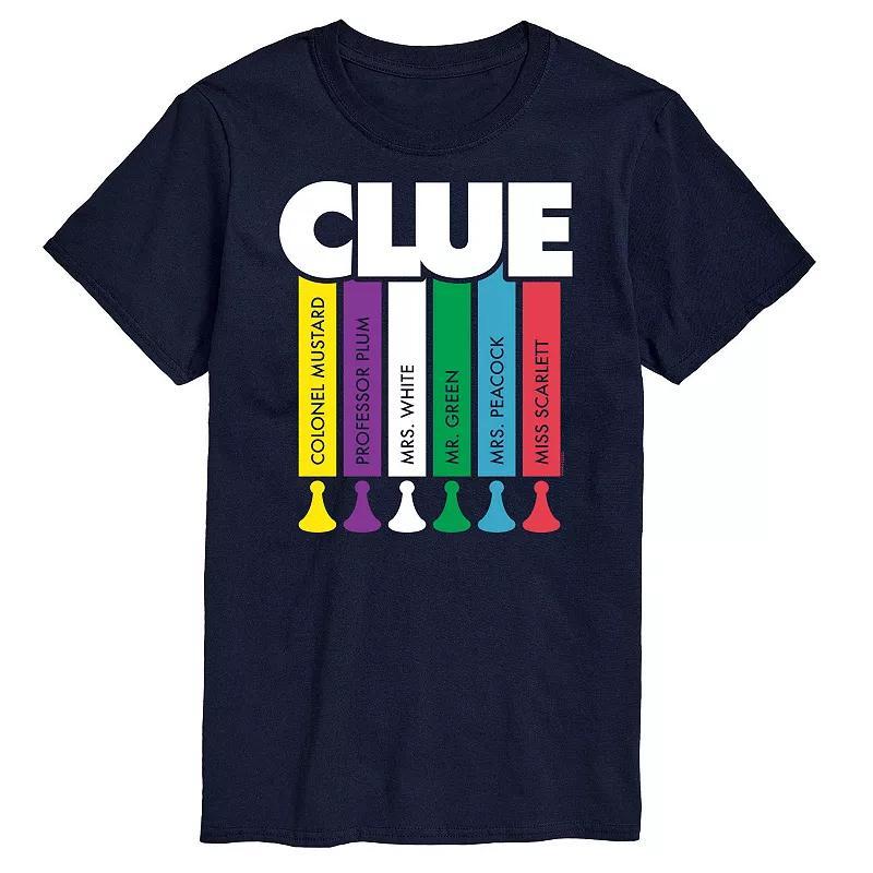 Mens Clue Logo Characters Graphic Tee Product Image