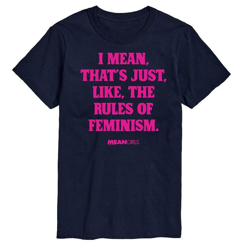 Mens Mean Girls Rules Of Feminism Graphic Tee Product Image