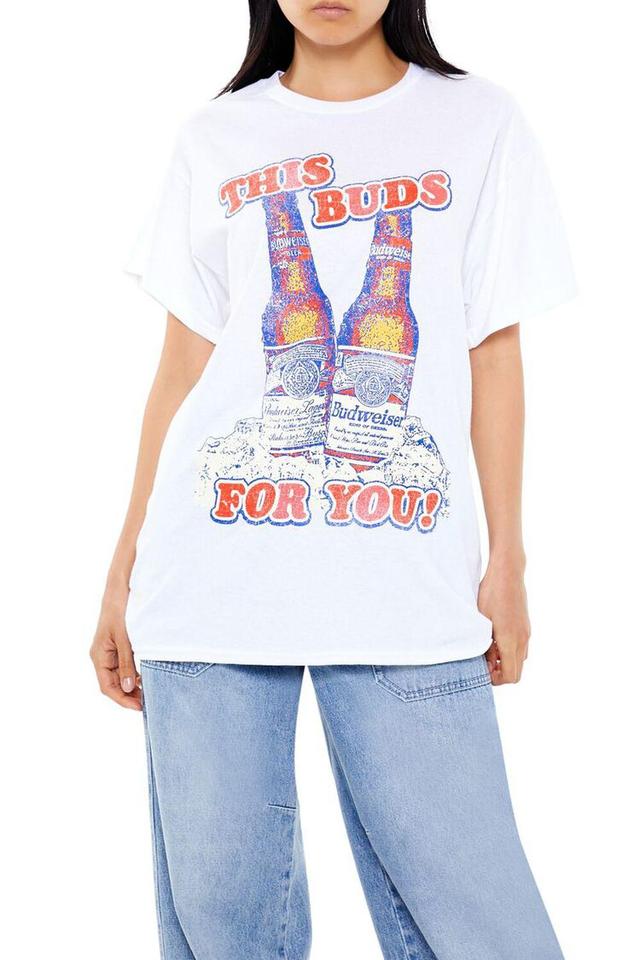 Oversized Budweiser Graphic Tee | Forever 21 Product Image