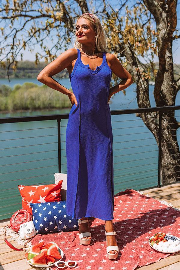 Malibu Pier Maxi In Royal Blue Product Image