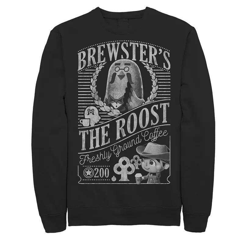 Big & Tall Animal Crossing Brewsters The Roost Fleece Sweatshirt, Mens Product Image