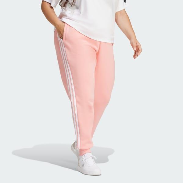 Essentials 3-Stripes Fleece Pants (Plus Size) Product Image