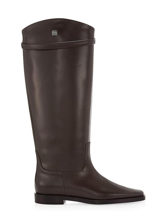 Womens The Riding Leather Boots Product Image