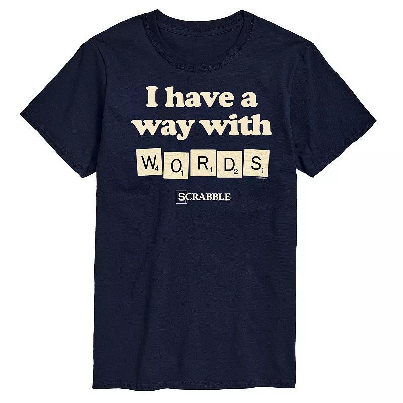 Mens Scrabble I Have a Way With Words Graphic Tee by Hasbro Product Image