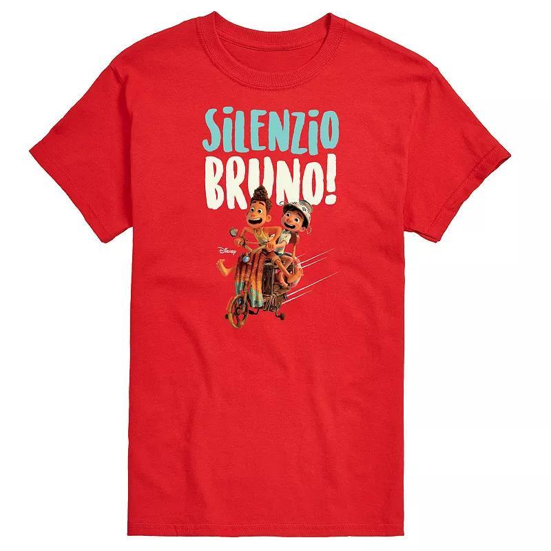 Disney / Pixars Luca Big & Tall Silenzio Bruno Graphic Tee, Mens Product Image