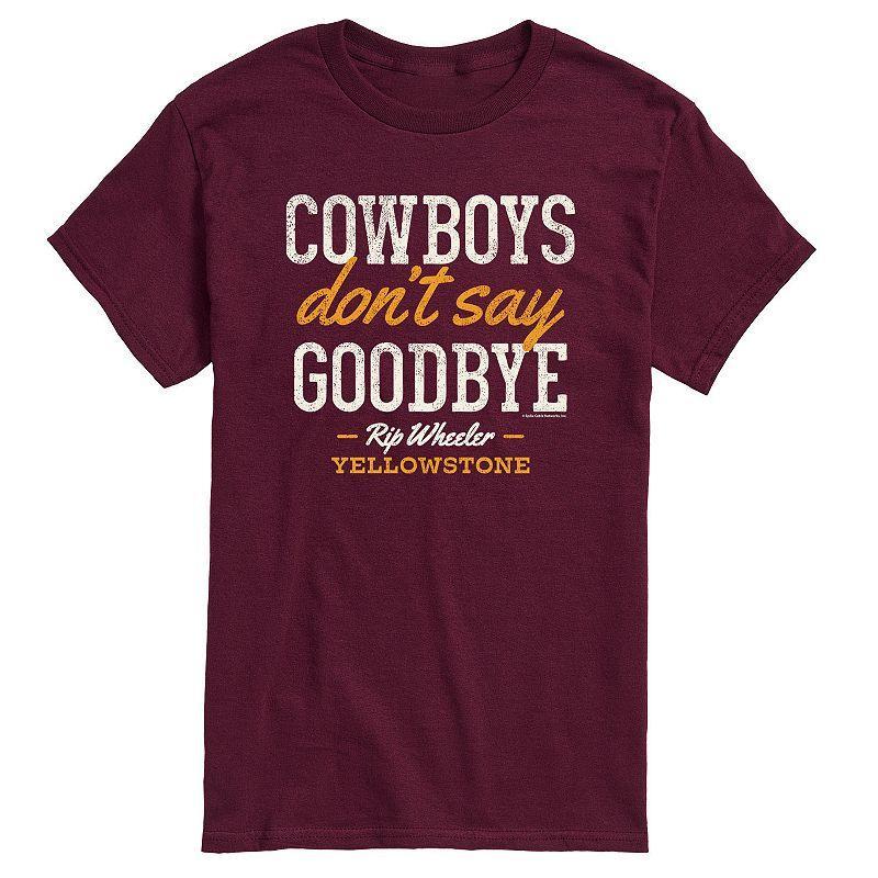 Mens Yellowstone Dont Say Goodbye Tee Product Image