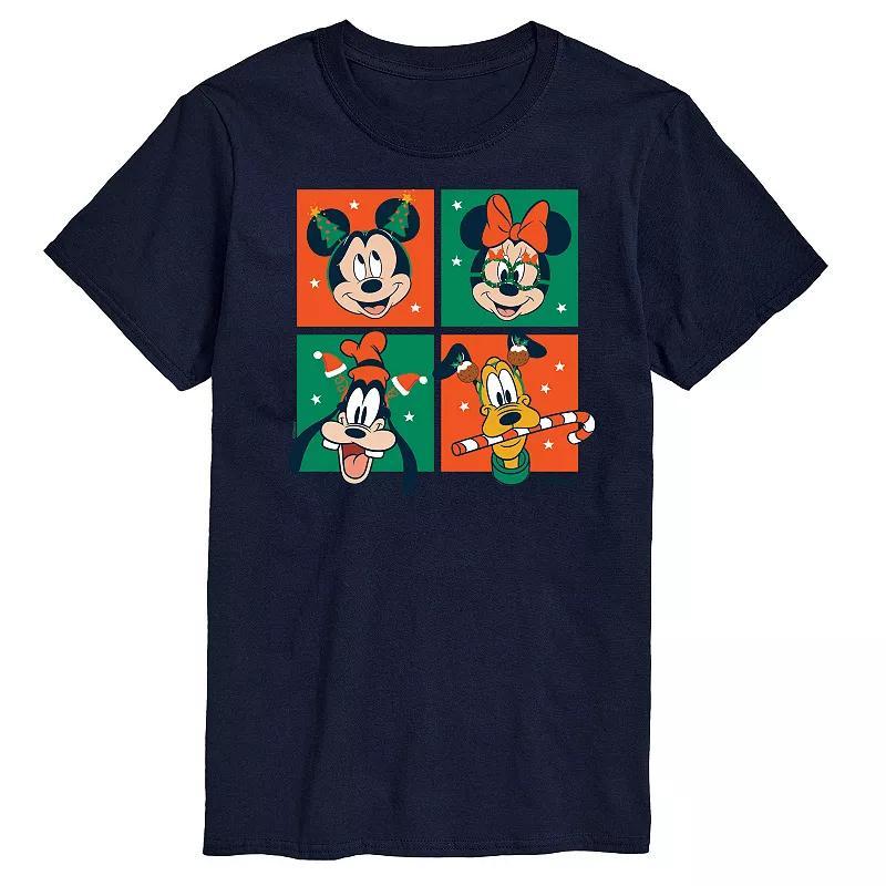 Disneys Mickey Mouse & Friends Big & Tall Christmas Graphic Tee, Mens Product Image