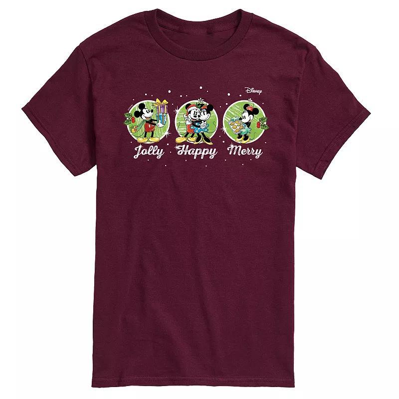 Disney Mens Jolly Happy Merry Tee Product Image