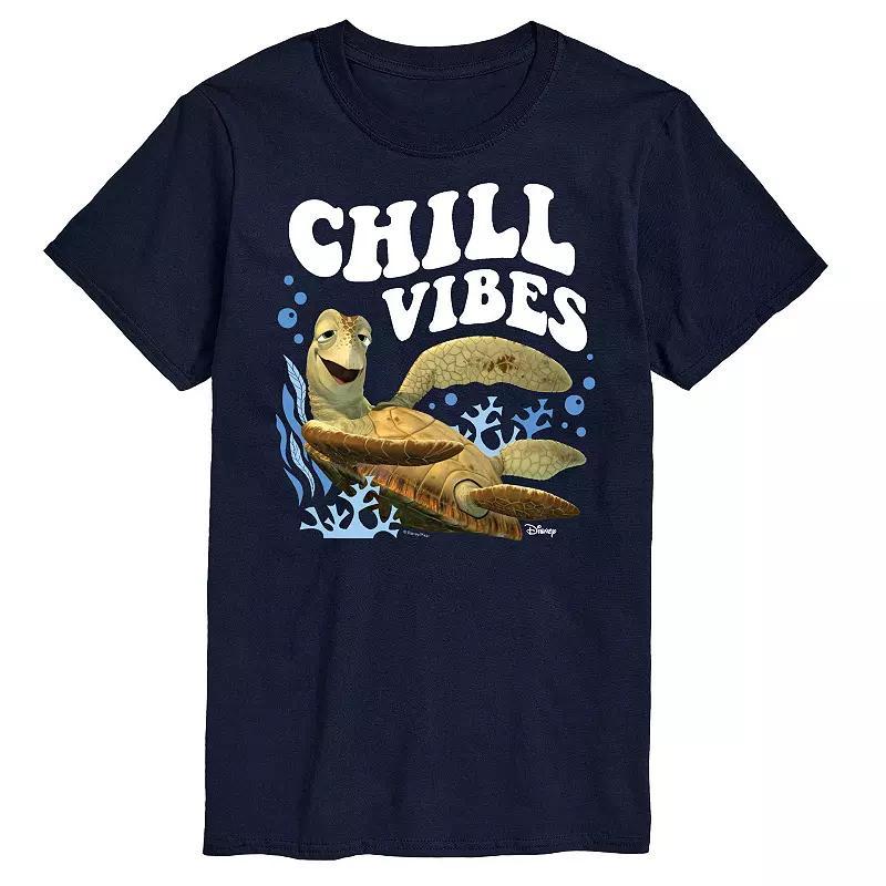 Disney / Pixars Finding Nemo Big & Tall Chill Vibes Graphic Tee, Mens Blue Product Image