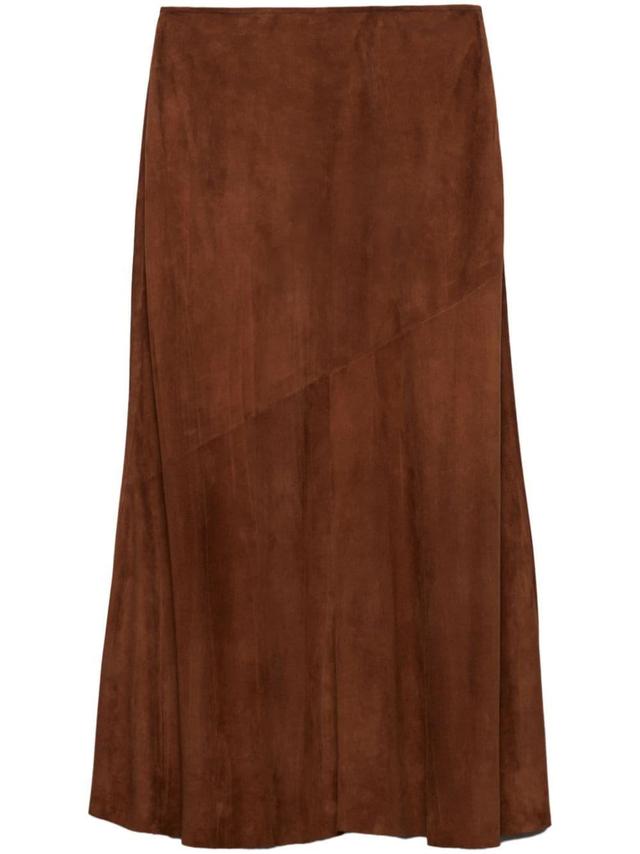 suede midi skirt Product Image