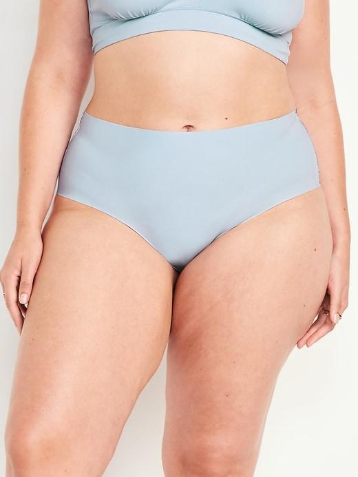 High-Waisted No-Show Brief Underwear Product Image