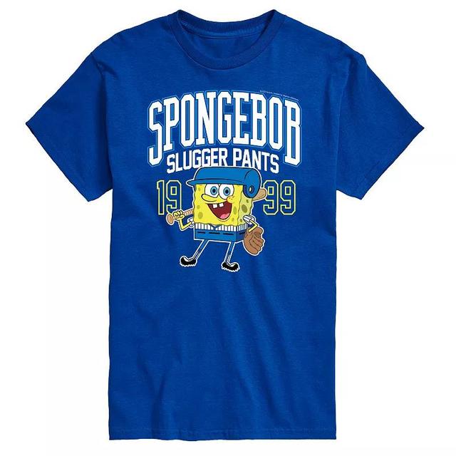 Big & Tall Nickelodeon SpongeBob Squarepants Slugger Graphic Tee, Mens Product Image