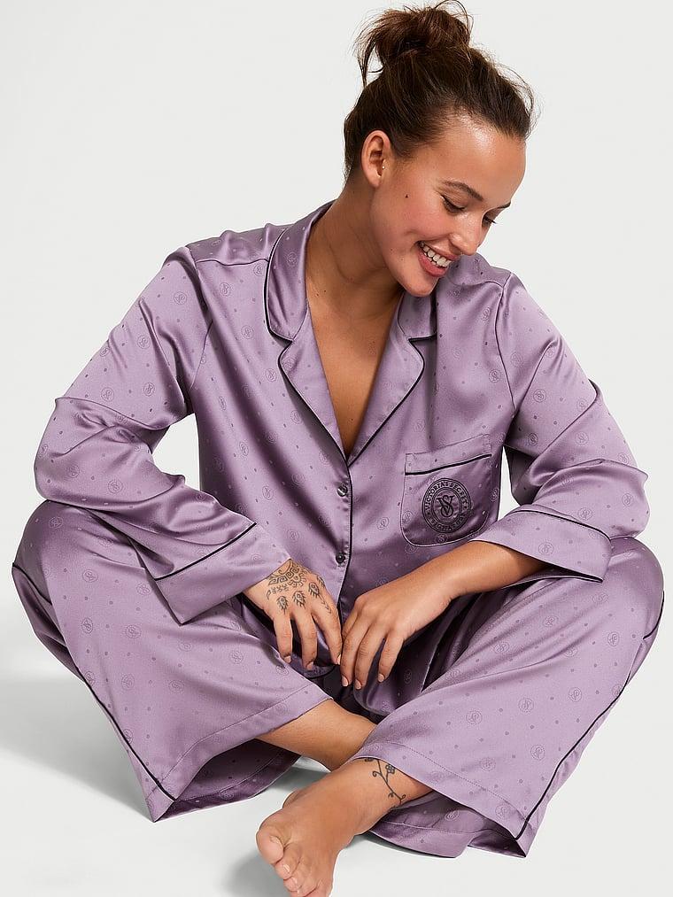 Satin Long Pajama Set Product Image