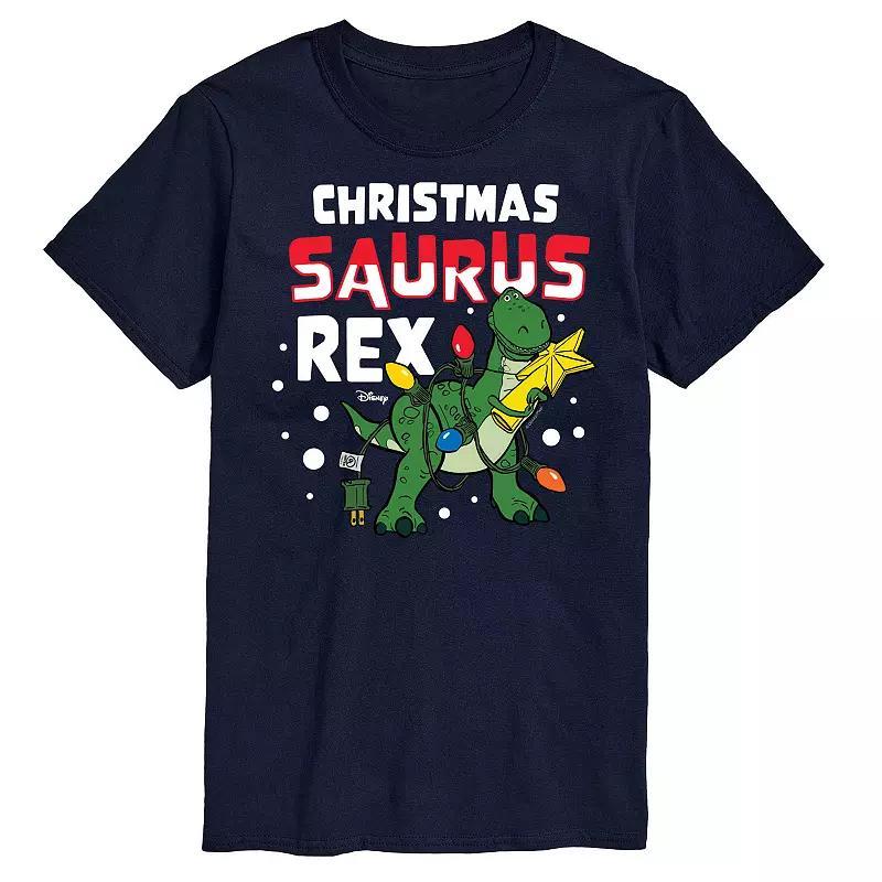 Disney / Pixar Toy Story Big & Tall ChristmasSaurus Rex Graphic Tee, Mens Product Image