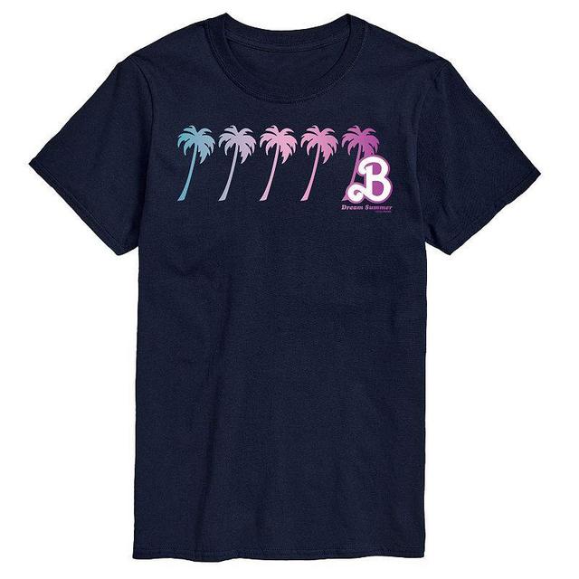 Big & Tall Barbie Dream Summer Graphic Tee, Mens Black Product Image