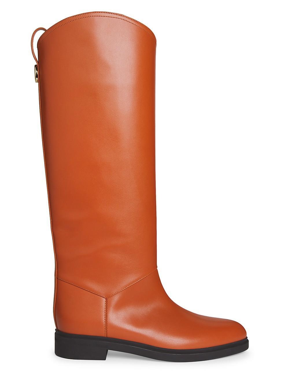 Womens Kilda Leather Knee-High Boots Product Image