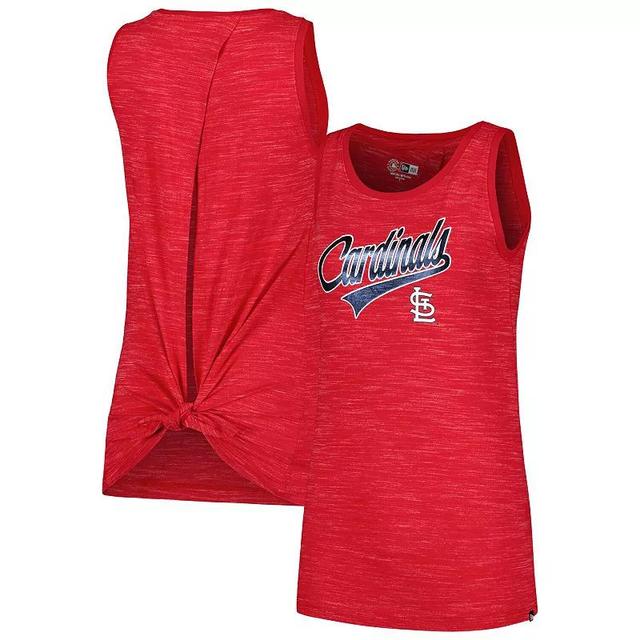 Womens New Era St. Louis Cardinals Space-Dye Active Tank Top Product Image