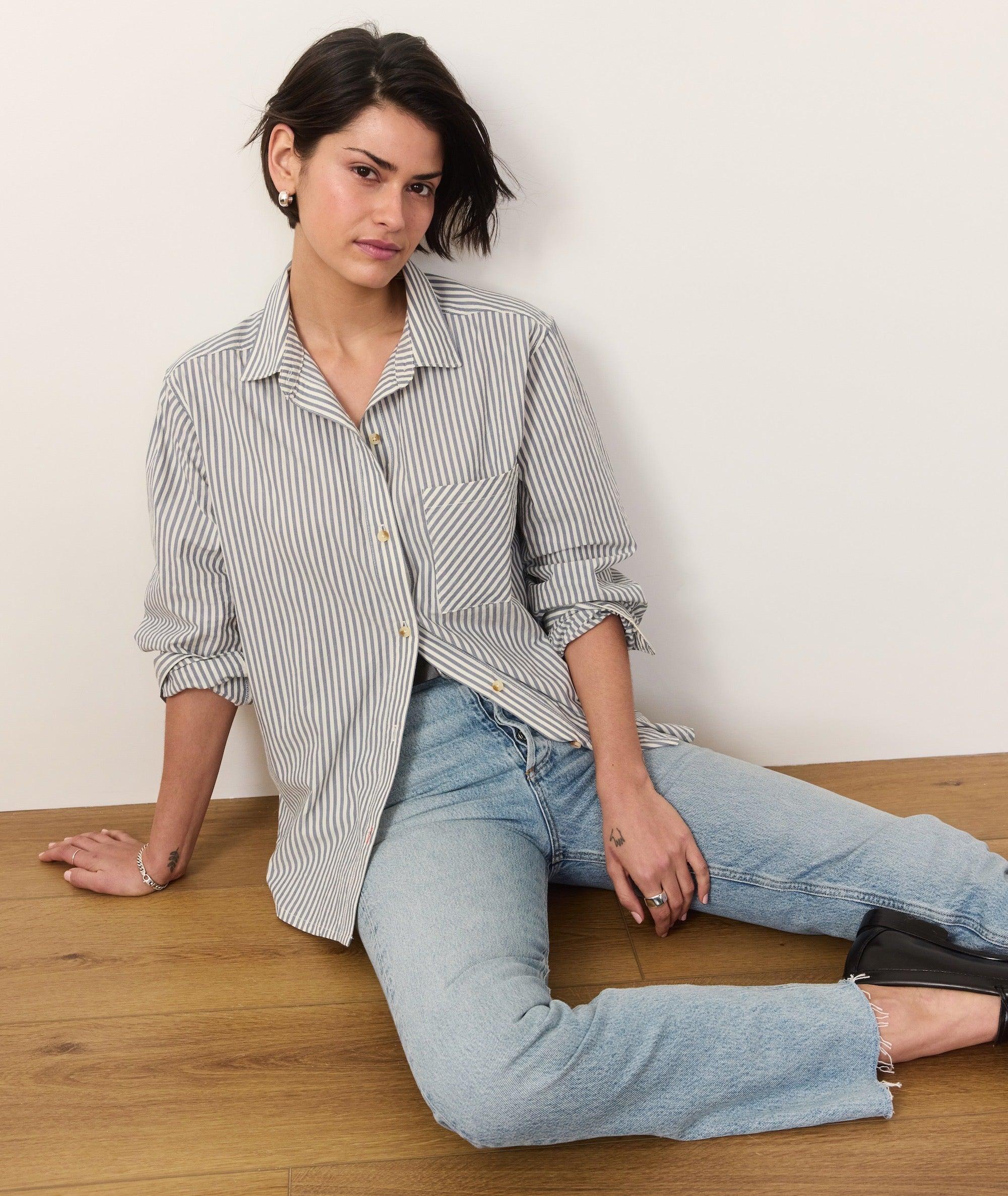 Jane Relaxed Shirt in Cali Poplin Product Image