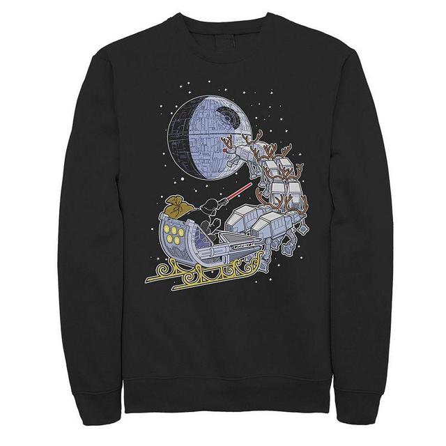 Mens Star Wars Darth Vader Sleigh Ride Sweatshirt Product Image