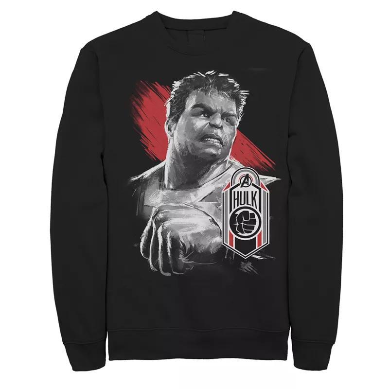 Mens Avengers Endgame Hulk Tag Sweatshirt Product Image