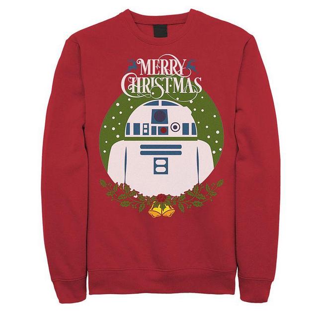 Mens Star Wars R2-D2 Merry Christmas Sweatshirt Product Image