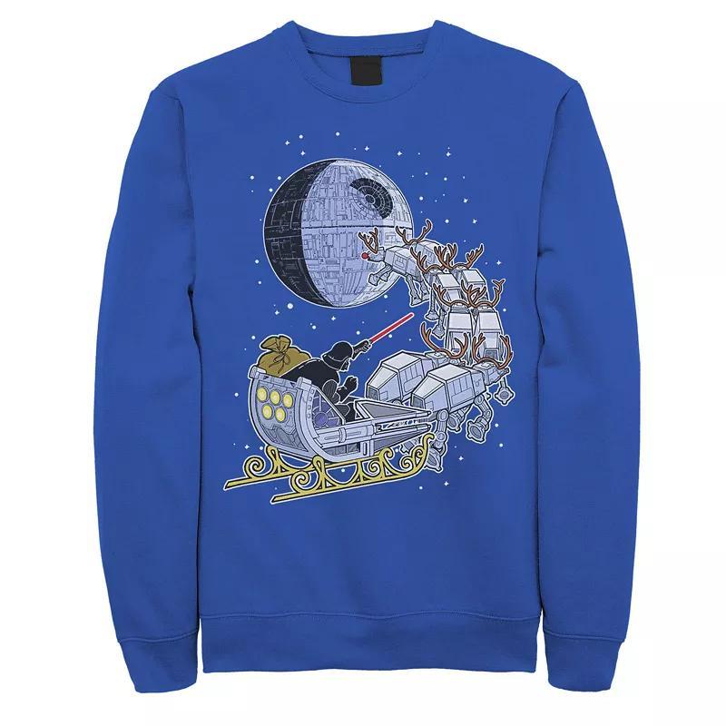 Mens Star Wars Vader Sleigh Away Sweatshirt, Mens Product Image