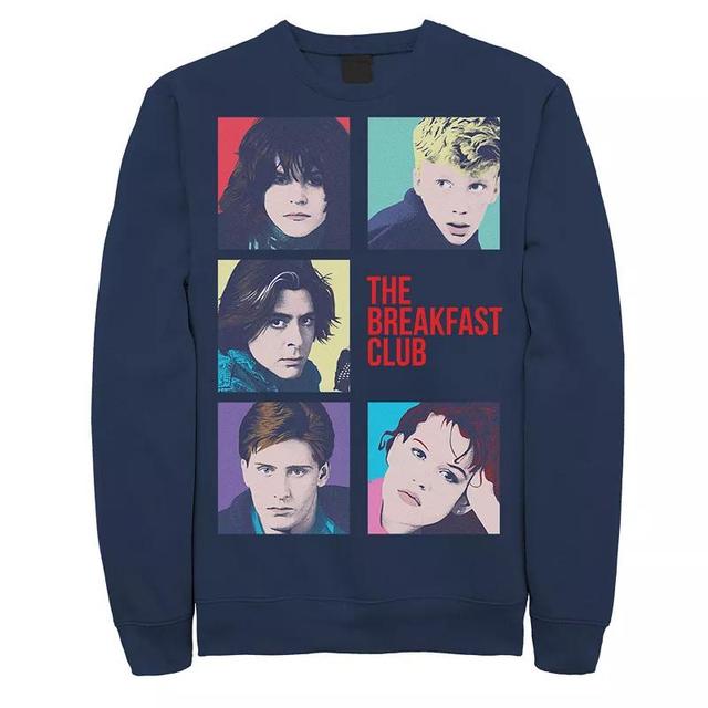 Mens Breakfast Club Group Shot Squares Sweatshirt Dark Grey Product Image