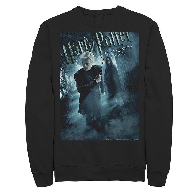 Mens Harry Potter Half-Blood Prince Draco And Snape Poster Fleece Graphic Pullover Product Image