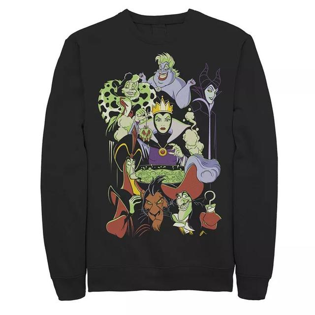 Disney Villains Mens Cauldron Group Shot Sweatshirt Product Image