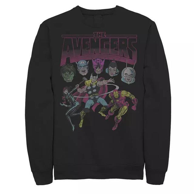 Mens Marvel Grunge Group Sweatshirt Product Image