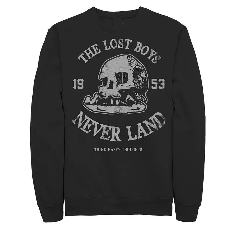 Mens Disney Peter Pan The Lost Boys Never Land 1953 Skull Island Sweatshirt Blue Product Image