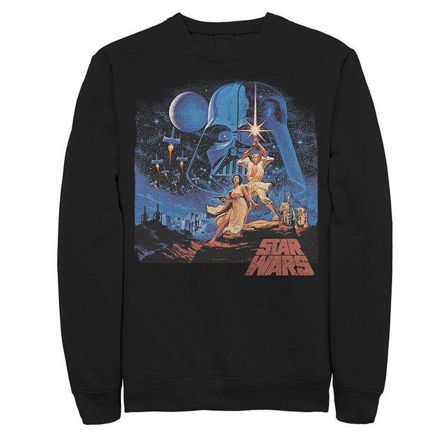 Mens Star Wars Classic Poster Sweatshirt Product Image