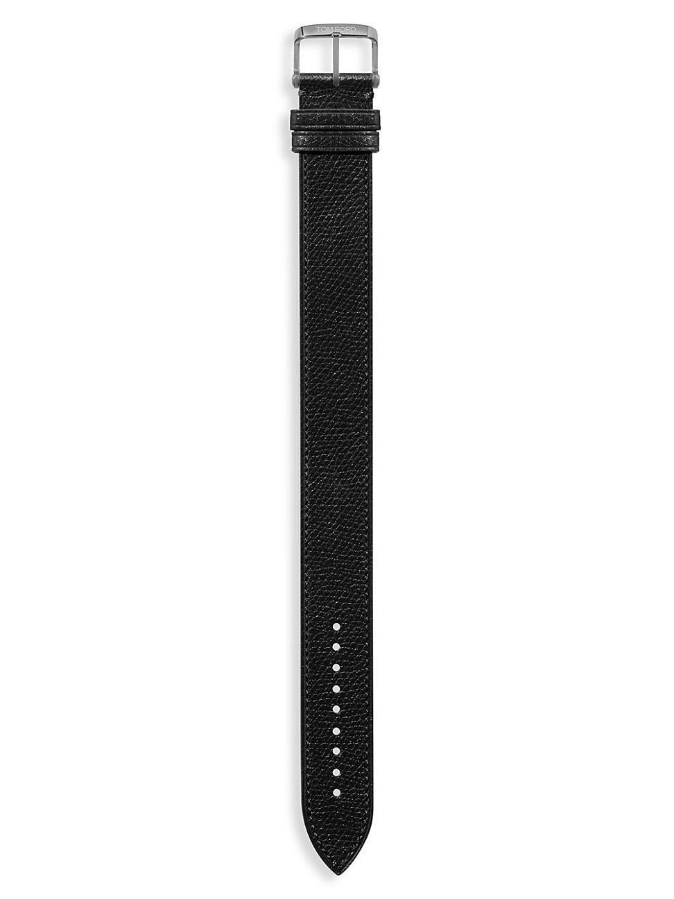 Mens Pebble Grain Leather Watch Strap Product Image