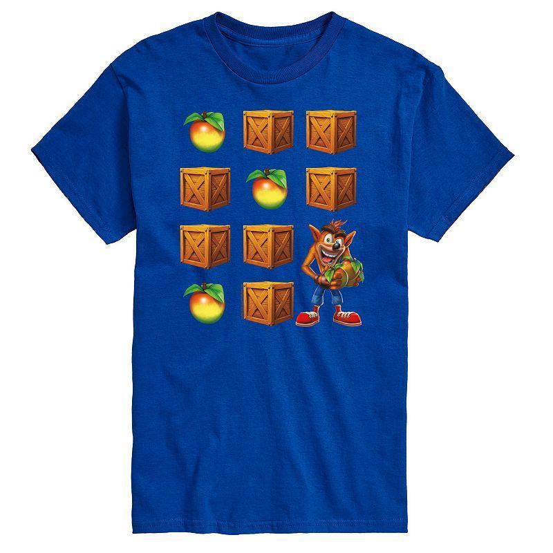 Mens Crash Bandicoot Crate Grid Tee Product Image