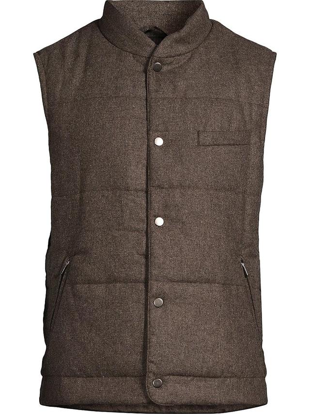 Mens Reversible Woven Vest Product Image