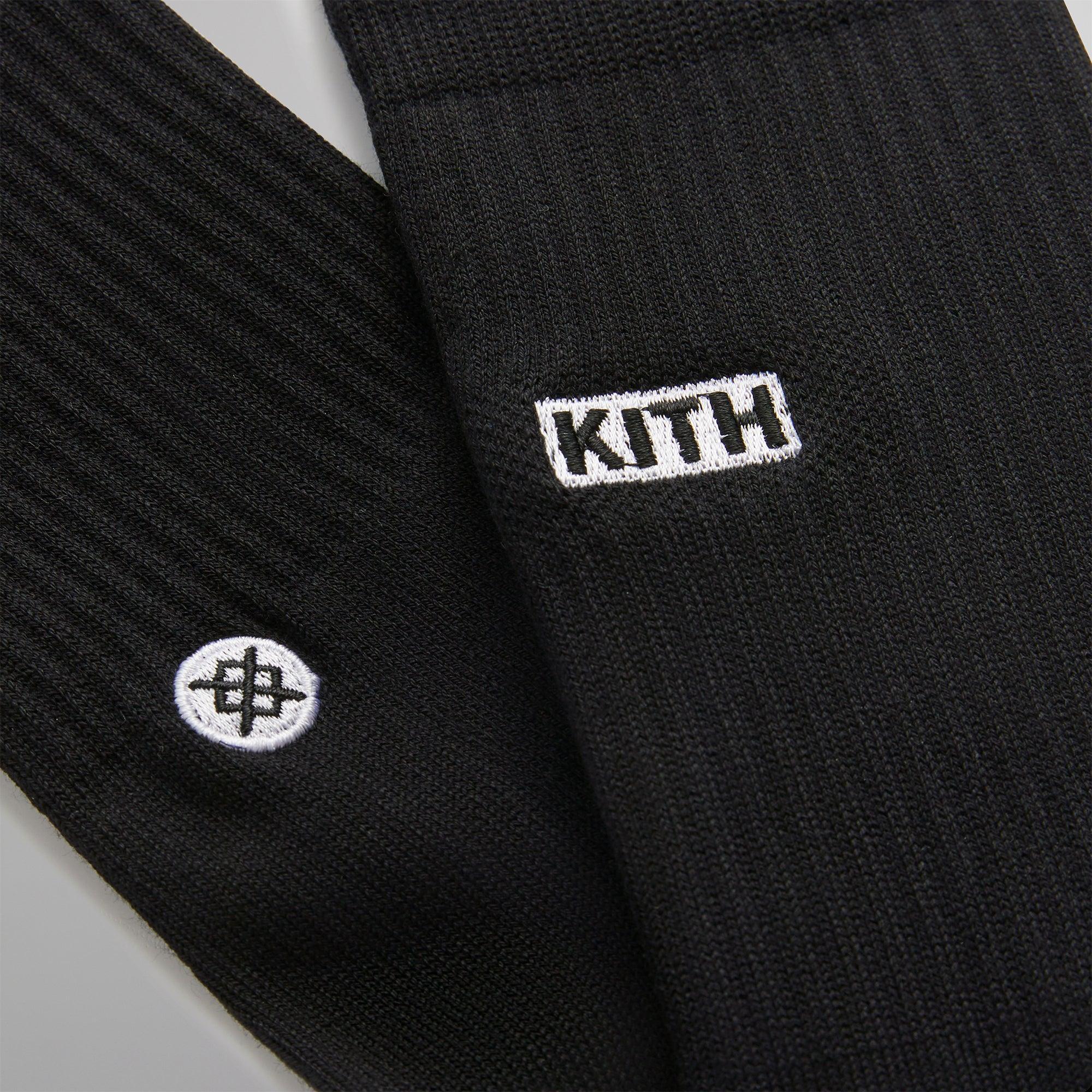 Kith Classics for Stance 2.0 Classic Crew Sock - Black Male Product Image