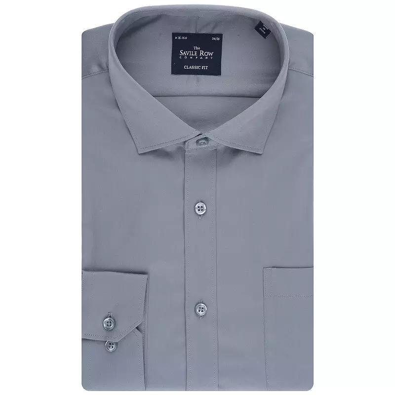 Mens Savile Row Classic Fit Sateen Dress Shirt Product Image