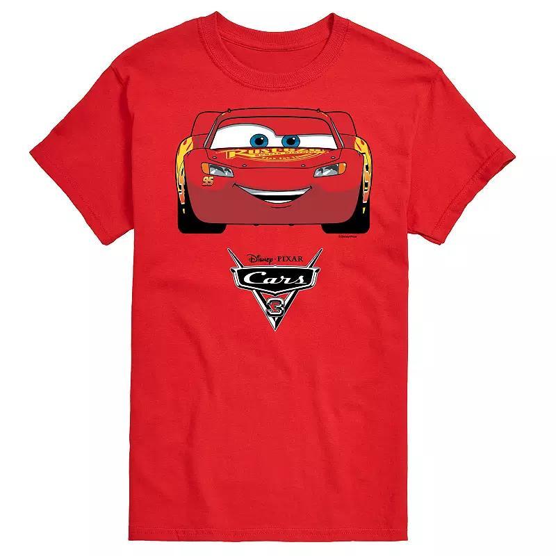 Disney / Pixars Cars Big & Tall Lightning McQueen Graphic Tee, Mens Product Image