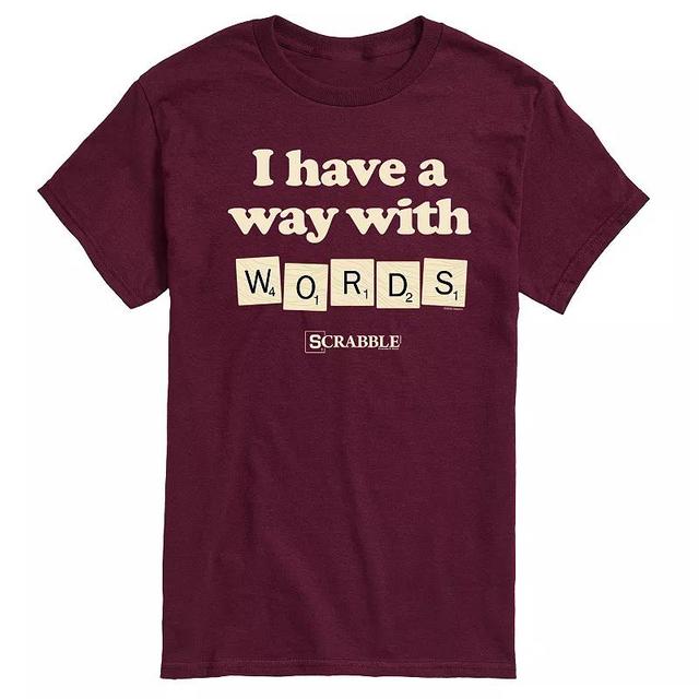 Mens Scrabble I Have a Way With Words Graphic Tee by Hasbro Product Image