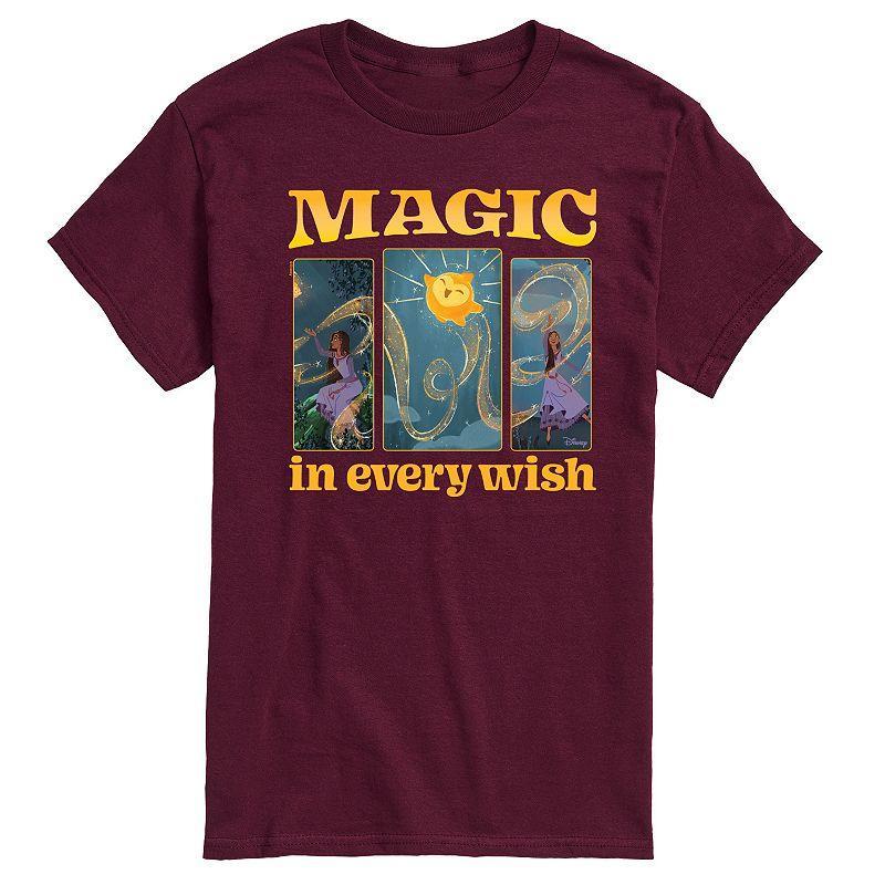 Disneys Wish Big & Tall Magic In Every Wish Graphic Tee, Mens Product Image