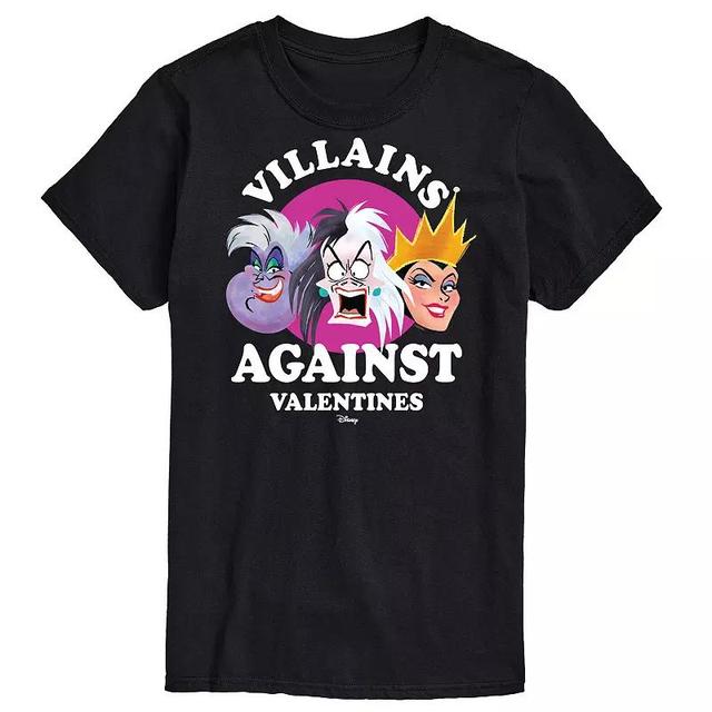 Disney Villains Mens Graphic Tee Blue Product Image