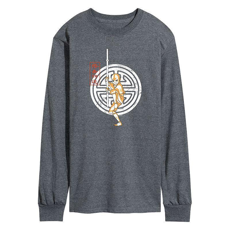 Mens Avatar Aang Crest Long-Sleeve Tee Product Image